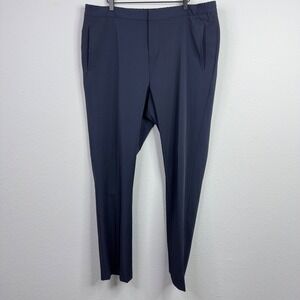 Bugatchi Pants Mens 40 Blue Italian Preppy Athleisure Career Performance Trouser